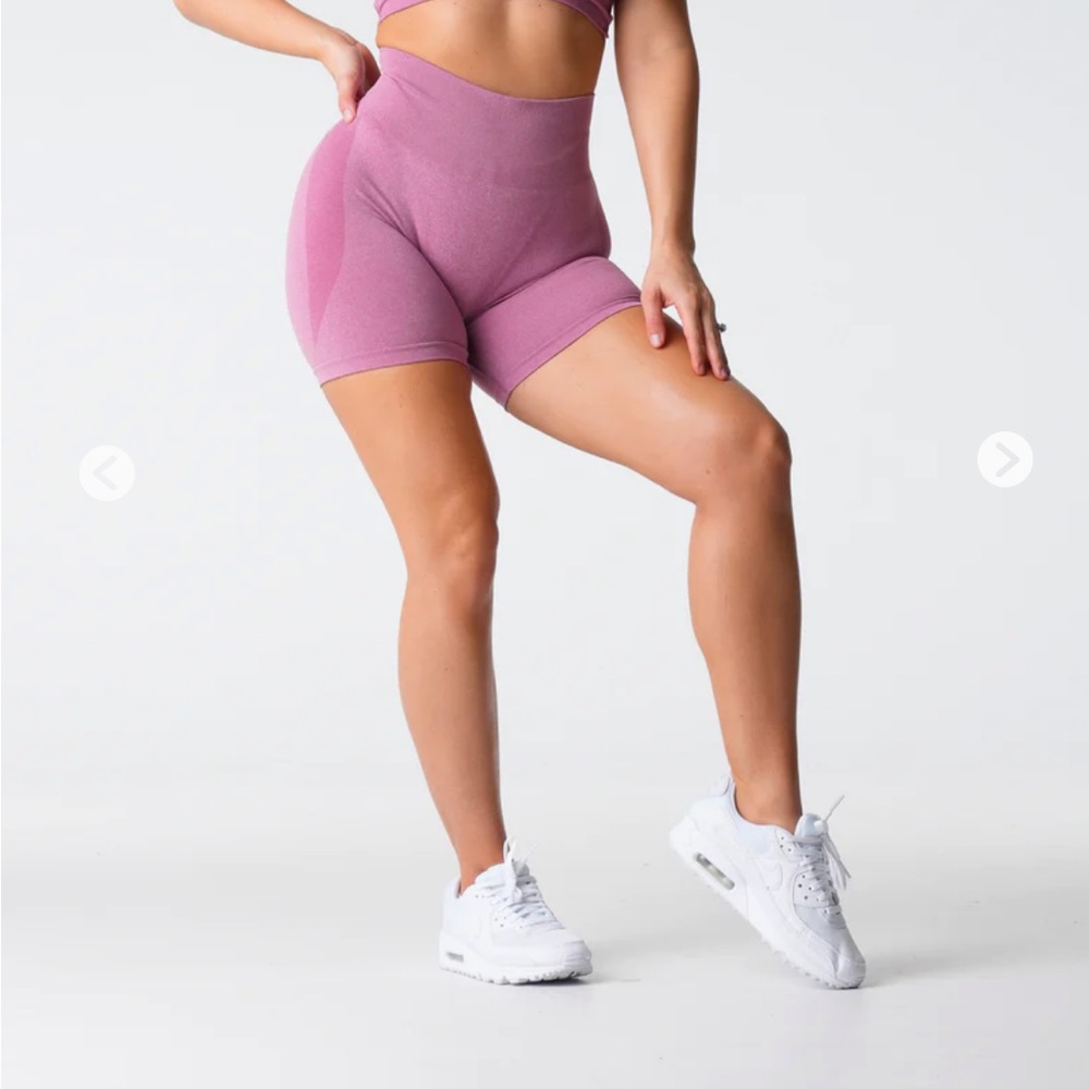 NVGTN pastel pink contour shorts